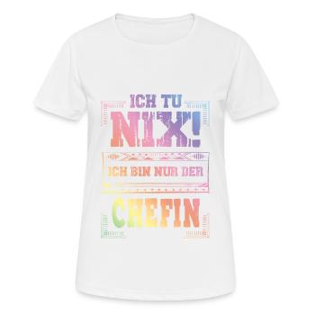 Weltbeste Chefin - Frauen T-Shirt atmungsaktiv - Weiß - Vorne - AI Model Female 172 dark (172cm)