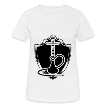Shisha Wappen - Frauen T-Shirt atmungsaktiv - Weiß - Vorne - AI Model Female 172 dark (172cm)