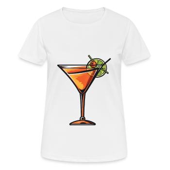 Limonade Drink - Frauen T-Shirt atmungsaktiv - Weiß - Vorne - AI Model Female 172 dark (172cm)