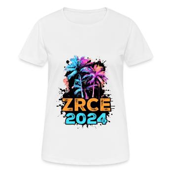 Tournée Zrce 2024 - T-shirt respirant Femme - blanc - Devant - AI Model Female 172 dark (172cm)