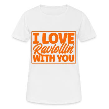 Noodles Noodle Lover Ravioli Cadeau - T-shirt respirant Femme - blanc - Devant - AI Model Female 172 dark (172cm)