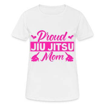 Jiu Jitsu Brésilien Bjj Arts Martiaux Cadeau - T-shirt respirant Femme - blanc - Devant - AI Model Female 172 dark (172cm)