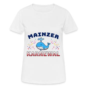 Mainzer KarneWAL Carnival Carnival - Women's Breathable T-Shirt - white - Front - AI Model Female 172 dark (172cm)