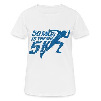 Ultrarunning Ultramarathon Runner Ultramarathon Gesche - T-shirt respirant Femme - blanc - Devant - AI Model Female 172 dark (172cm)