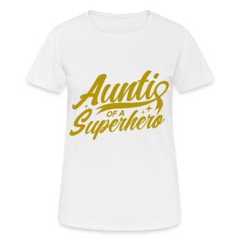 Childhood Cancer Education - Women's Breathable T-Shirt - white - Front - AI Model Female 172 dark (172cm)