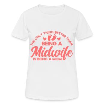 Doula Obstetrician Obstetrician Gift - Women's Breathable T-Shirt - white - Front - AI Model Female 172 dark (172cm)