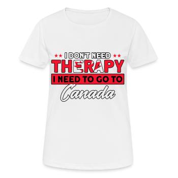 Canadian Flag Canadian Roots Gift - Women's Breathable T-Shirt - white - Front - AI Model Female 172 dark (172cm)