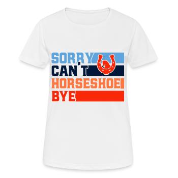 Hufeisen-Wurfspiel Hufeisen-Werfen Hufeisen-Werfen - Frauen T-Shirt atmungsaktiv - Weiß - Vorne - AI Model Female 172 dark (172cm)
