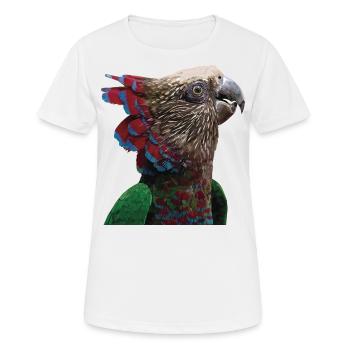 The cacique parrot - Women's Breathable T-Shirt - white - Front - AI Model Female 172 dark (172cm)