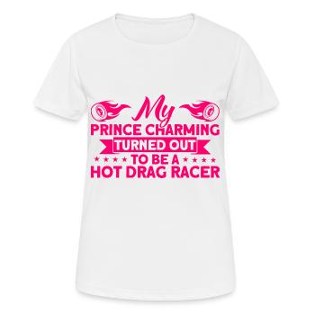Rennwagen Drag Race Drag Racer Geschenk - Frauen T-Shirt atmungsaktiv - Weiß - Vorne - AI Model Female 172 dark (172cm)