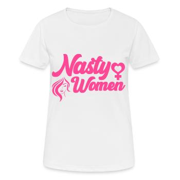 Women's rights Empowerment Feminist - Women's Breathable T-Shirt - white - Front - AI Model Female 172 dark (172cm)