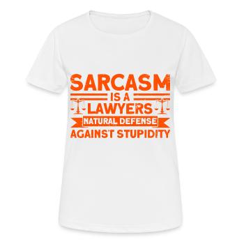 Law Student Lawyer Lawyer Gift - Women's Breathable T-Shirt - white - Front - AI Model Female 172 dark (172cm)