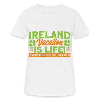 Ireland Holidays Ireland Irish Gift - Women's Breathable T-Shirt - white - Front - AI Model Female 172 dark (172cm)