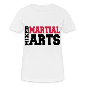 Mixed Martial Arts - Women's Breathable T-Shirt - white - Front - AI Model Female 172 dark (172cm)