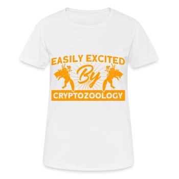 Cryptozoology Kryptoide Monster Nerd Gift - Women's Breathable T-Shirt - white - Front - AI Model Female 172 dark (172cm)