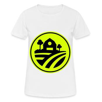 Farm Ernte icon - Frauen T-Shirt atmungsaktiv - Weiß - Vorne - AI Model Female 172 dark (172cm)