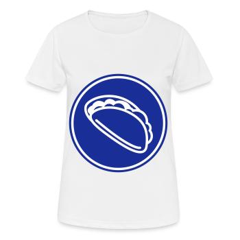 Symbole Burrito - T-shirt respirant Femme - blanc - Devant - AI Model Female 172 dark (172cm)