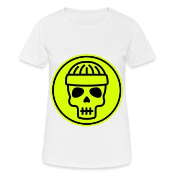 Skull kopf icon - Frauen T-Shirt atmungsaktiv - Weiß - Vorne - AI Model Female 172 dark (172cm)