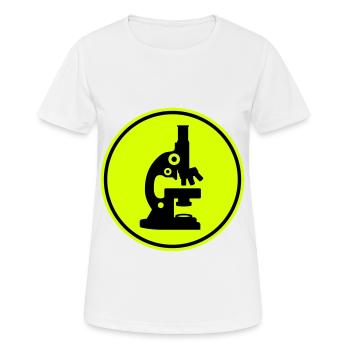 Microscope Icon Icon - Women's Breathable T-Shirt - white - Front - AI Model Female 172 dark (172cm)