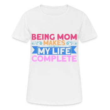 Mutter Mama Großmutter Geschenk - Frauen T-Shirt atmungsaktiv - Weiß - Vorne - AI Model Female 172 dark (172cm)