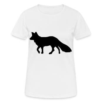 Fox fox - Women's Breathable T-Shirt - white - Front - AI Model Female 172 dark (172cm)