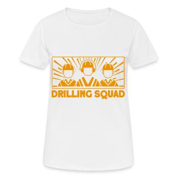 Oilfield Gas Workers Working in Fracking Gift - Women's Breathable T-Shirt - white - Front - AI Model Female 172 dark (172cm)
