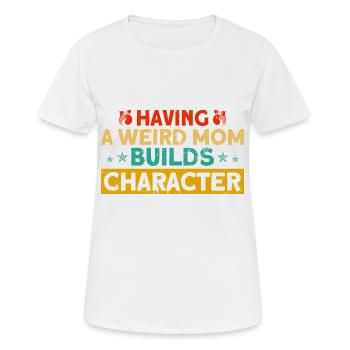 Irony Sarcastic Black Humor Gift - Women's Breathable T-Shirt - white - Front - AI Model Female 172 dark (172cm)