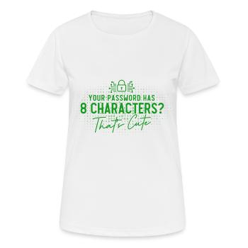 Spezialist für Netzwerksicherheit Geschenk - Frauen T-Shirt atmungsaktiv - Weiß - Vorne - AI Model Female 172 dark (172cm)