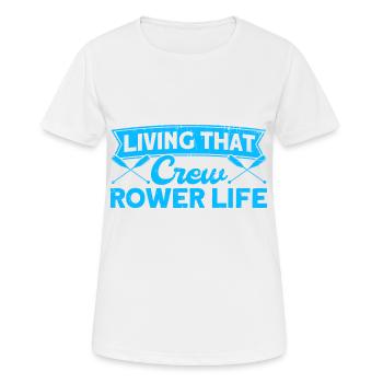 Rowing Team Rower Rower Gift - Women's Breathable T-Shirt - white - Front - AI Model Female 172 dark (172cm)