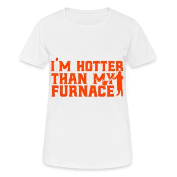 Glasbläser Glasarbeiter Glasbläserei Geschenk - Frauen T-Shirt atmungsaktiv - Weiß - Vorne - AI Model Female 172 dark (172cm)