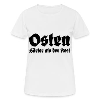 Osten Härter als der Rest - Frauen T-Shirt atmungsaktiv - Weiß - Vorne - AI Model Female 172 dark (172cm)
