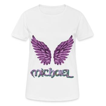 archangel michael e 230 - Women's Breathable T-Shirt - white - Front - AI Model Female 172 dark (172cm)