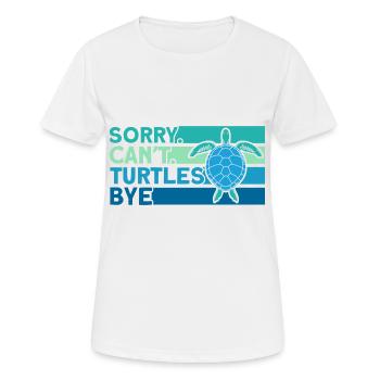 Turtle Sea turtles Turtles Liebha - Women's Breathable T-Shirt - white - Front - AI Model Female 172 dark (172cm)