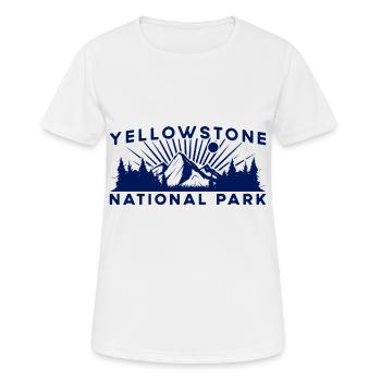 Backpacking Cadeau extérieur - T-shirt respirant Femme - blanc - Devant - AI Model Female 172 dark (172cm)