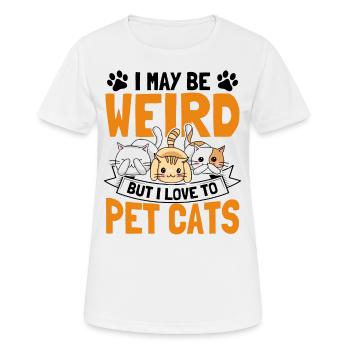 Cats Cat Owner Pet Animals Gift - Women's Breathable T-Shirt - white - Front - AI Model Female 172 dark (172cm)