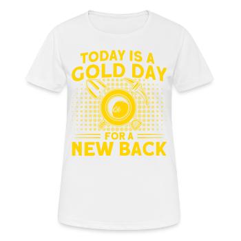 Gold Panner Gold Miner Gold Digger Gift - Women's Breathable T-Shirt - white - Front - AI Model Female 172 dark (172cm)