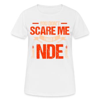 Spukhaus Geisterjäger Geisterjagd Geschenk - Frauen T-Shirt atmungsaktiv - Weiß - Vorne - AI Model Female 172 dark (172cm)