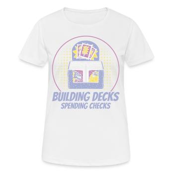 Trading Card Playing Card Card Game Gift - Women's Breathable T-Shirt - white - Front - AI Model Female 172 dark (172cm)