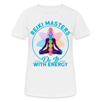 Reiki Symbol Reiki Master Reiki Crystal Gift - Women's Breathable T-Shirt - white - Front - AI Model Female 172 dark (172cm)