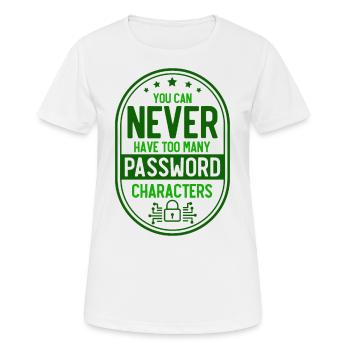 Spezialist für Netzwerksicherheit Geschenk - Frauen T-Shirt atmungsaktiv - Weiß - Vorne - AI Model Female 172 dark (172cm)