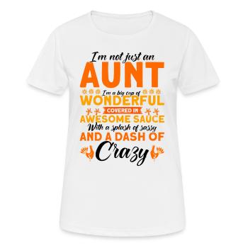 Tanten Tante Schwester Tanten Familie Geschenk - Frauen T-Shirt atmungsaktiv - Weiß - Vorne - AI Model Female 172 dark (172cm)