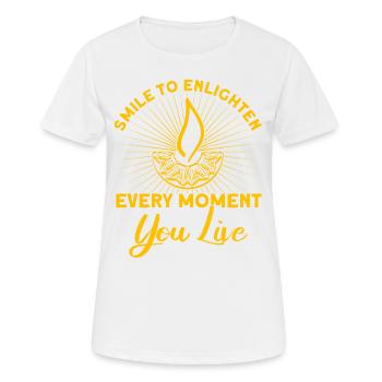Diwali Hindus Sikh Fest der Lichter Geschenk - Frauen T-Shirt atmungsaktiv - Weiß - Vorne - AI Model Female 172 dark (172cm)