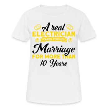 Rose Wedding Worries About His Marriage Gift - Women's Breathable T-Shirt - white - Front - AI Model Female 172 dark (172cm)