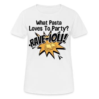 Noodles Noodle Lover Ravioli Cadeau - T-shirt respirant Femme - blanc - Devant - AI Model Female 172 dark (172cm)
