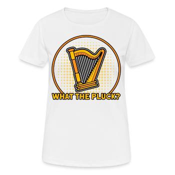 Harpiste Harpiste Joueur De Harpe Professeur Orchestre - T-shirt respirant Femme - blanc - Devant - AI Model Female 172 dark (172cm)