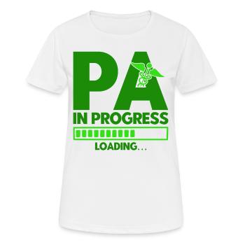 Pre-Clinic Assistant Physician Medical Training - Women's Breathable T-Shirt - white - Front - AI Model Female 172 dark (172cm)