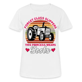 Bauernhof Traktor Landwirt Geschenk - Frauen T-Shirt atmungsaktiv - Weiß - Vorne - AI Model Female 172 dark (172cm)