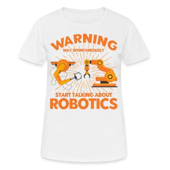 Technology Robotics Engineer Engineer Teacher - Women's Breathable T-Shirt - white - Front - AI Model Female 172 dark (172cm)