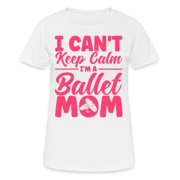 Ballet Dance Ballerina Ballet Girl Gift - Women's Breathable T-Shirt - white - Front - AI Model Female 172 dark (172cm)