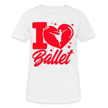 Ballet Dancer Ballet Dance Ballet Girls - Women's Breathable T-Shirt - white - Front - AI Model Female 172 dark (172cm)